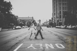 DOWNTOWN DETROIT ENGAGEMENT SHOOT