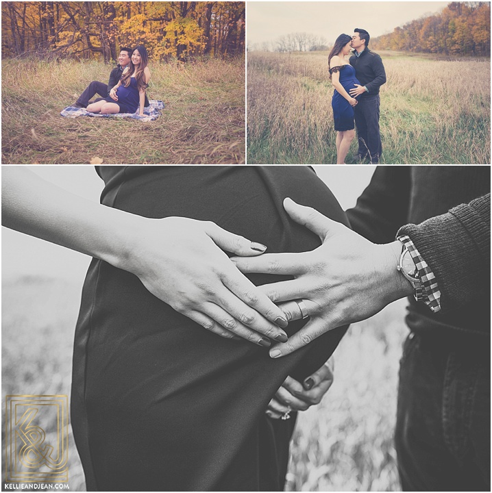 FALL MATERNITY SESSION IN NORTHVILLE, MI