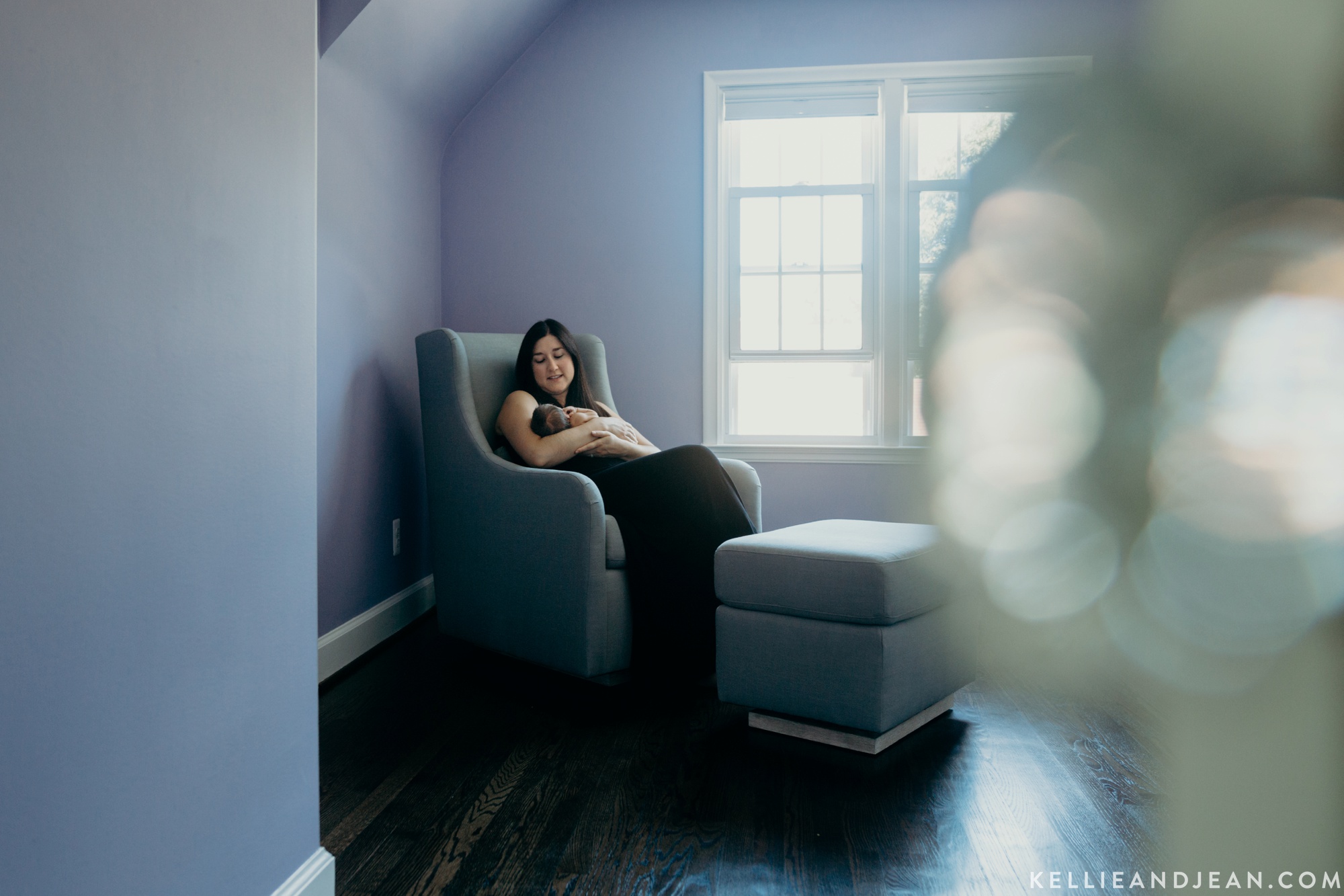 NEWBORN SESSION AT HOME IN LIVONIA