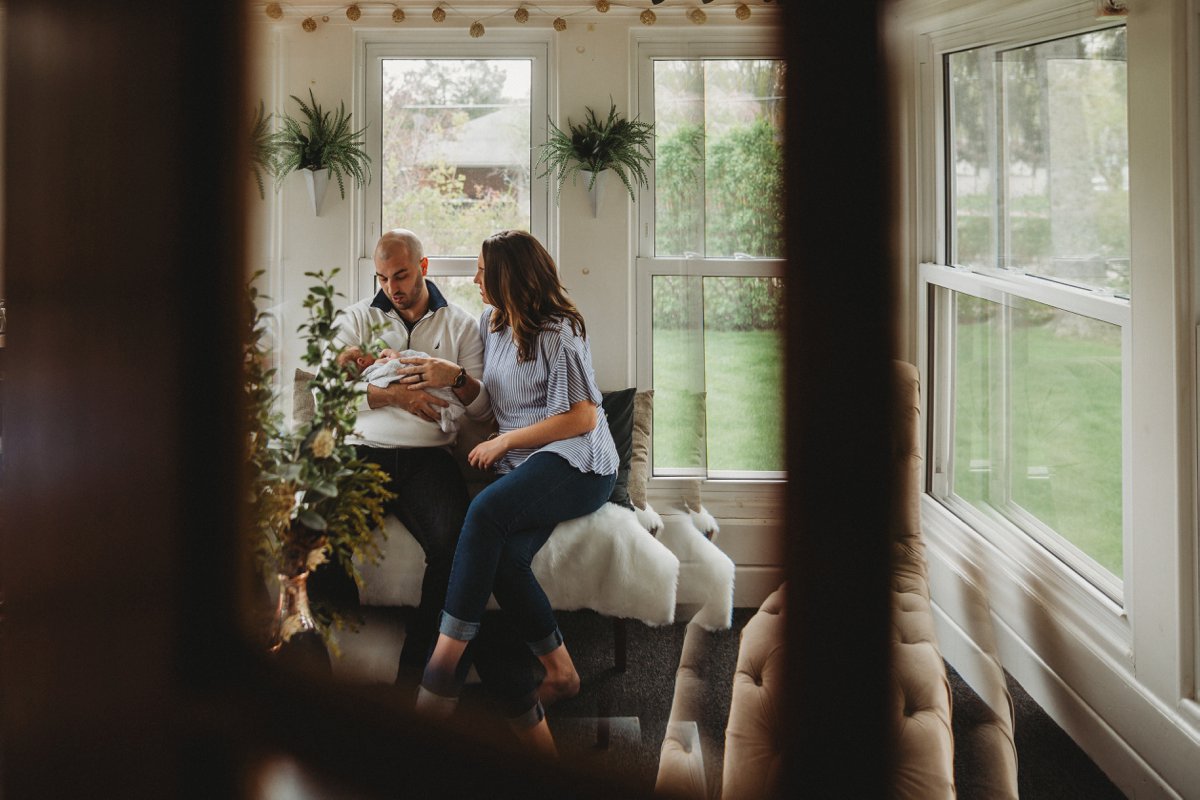 In Home Newborn Session, Oakland County MI