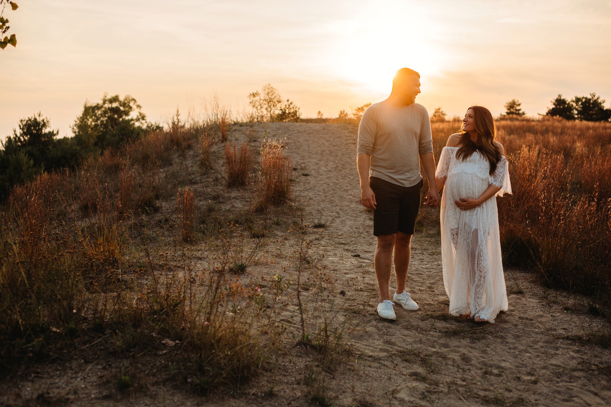 Beachy Family Maternity Session in Milford, MI