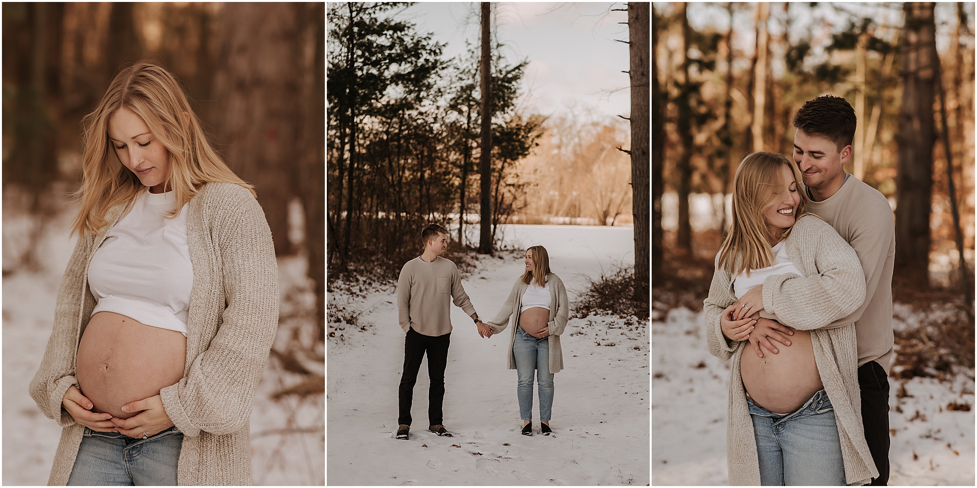 forest maternity pictures michigan