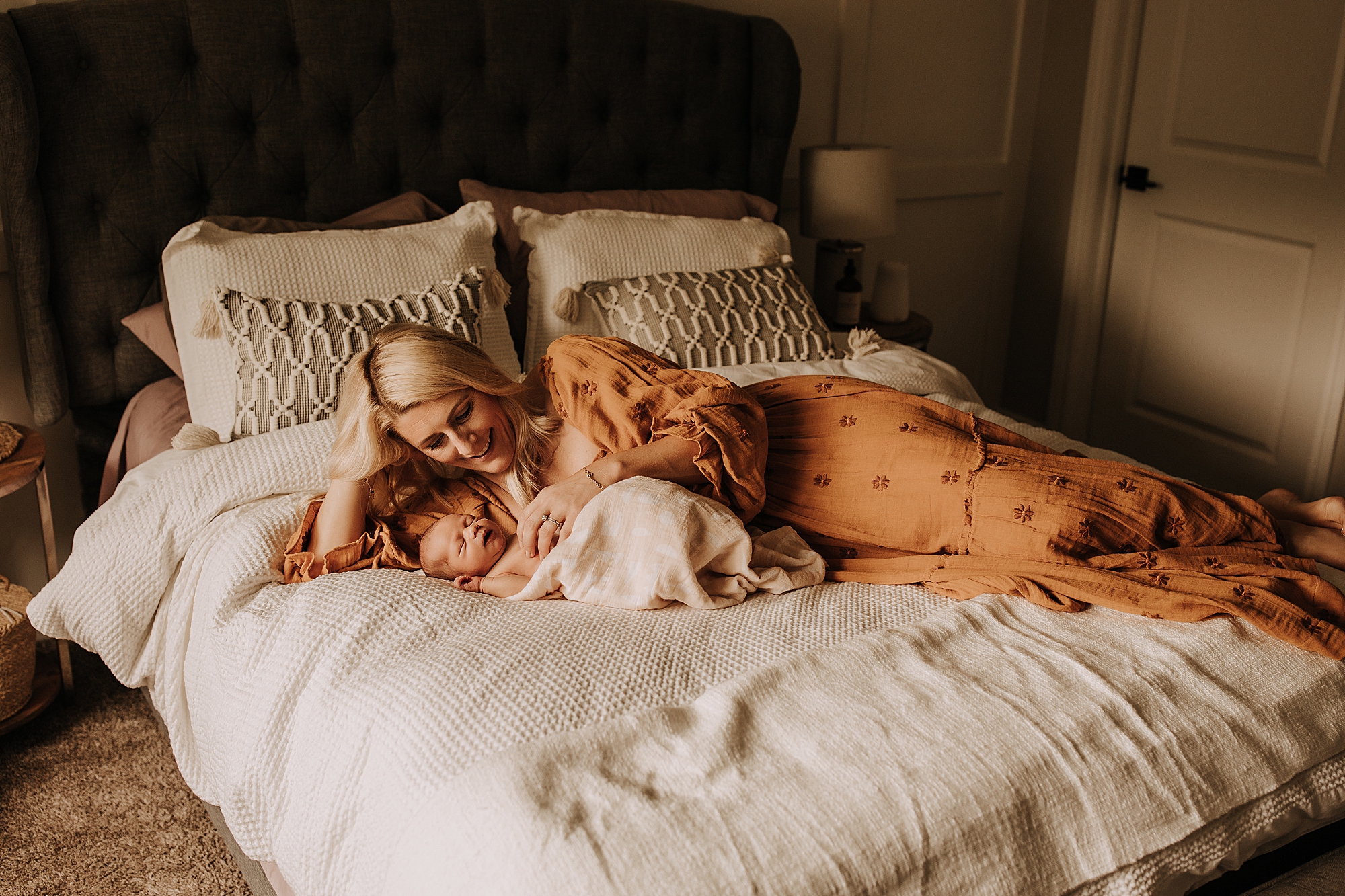 AT HOME NEWBORN SESSION MICHIGAN