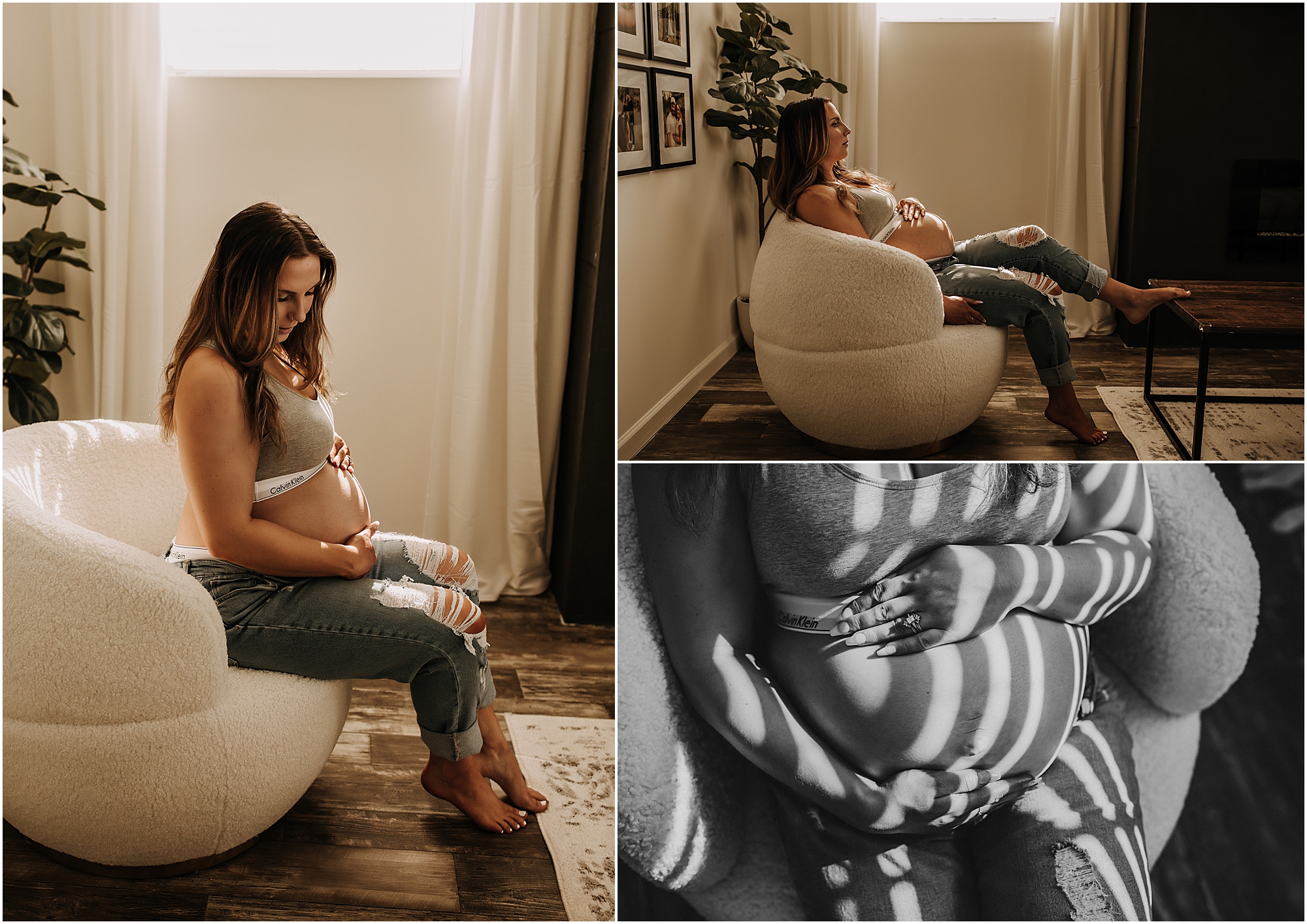 maternity photos at home michigan