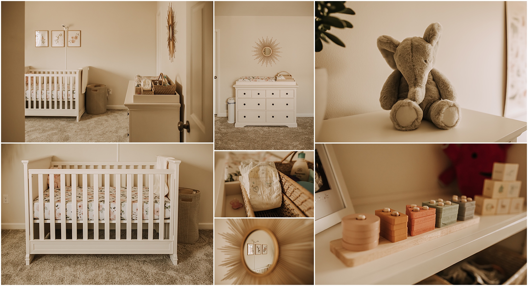 neutral nursery decor