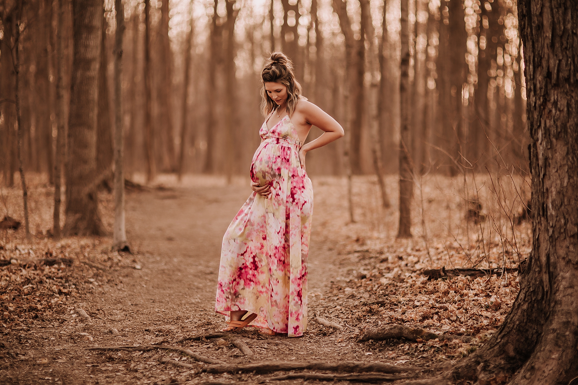 spring maternity pictures mi