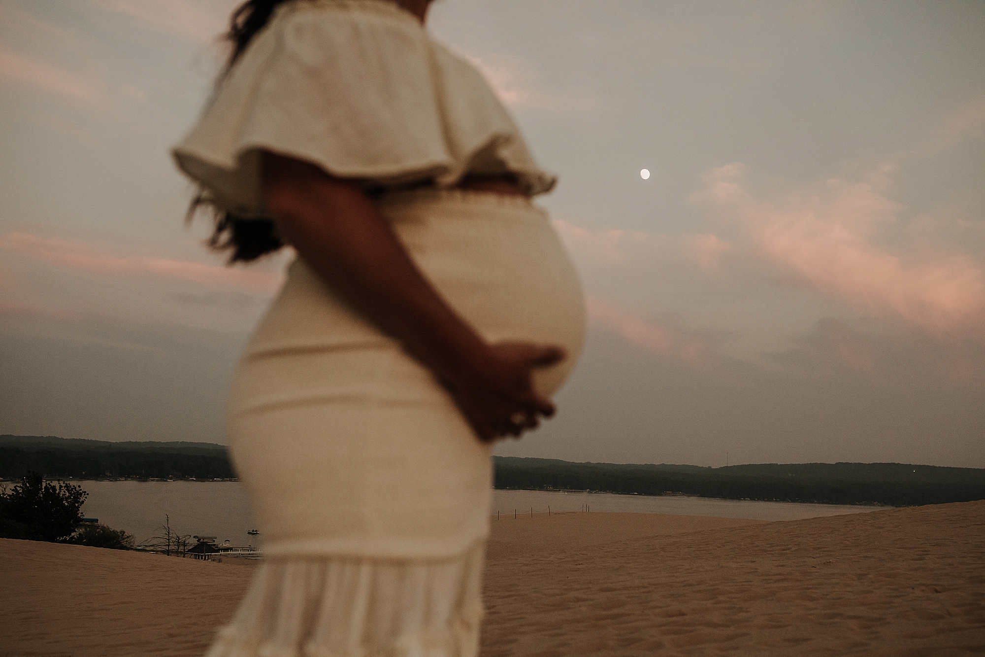 Sunset Maternity Photos MI