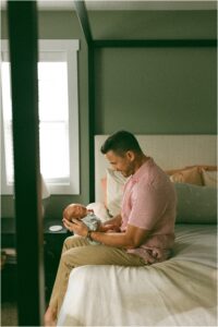 IN HOME NEWBORN PICTURES MICHIGAN