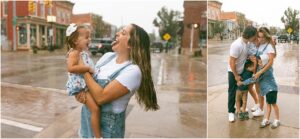 Rainy Family Pictures Detroit