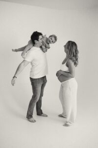 A Family Maternity Studio Session in Ann Arbor