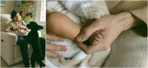 Lifestyle Newborn Photographer Milford MI