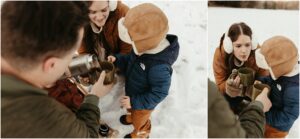 Winter Family Pictures Metro Detroit