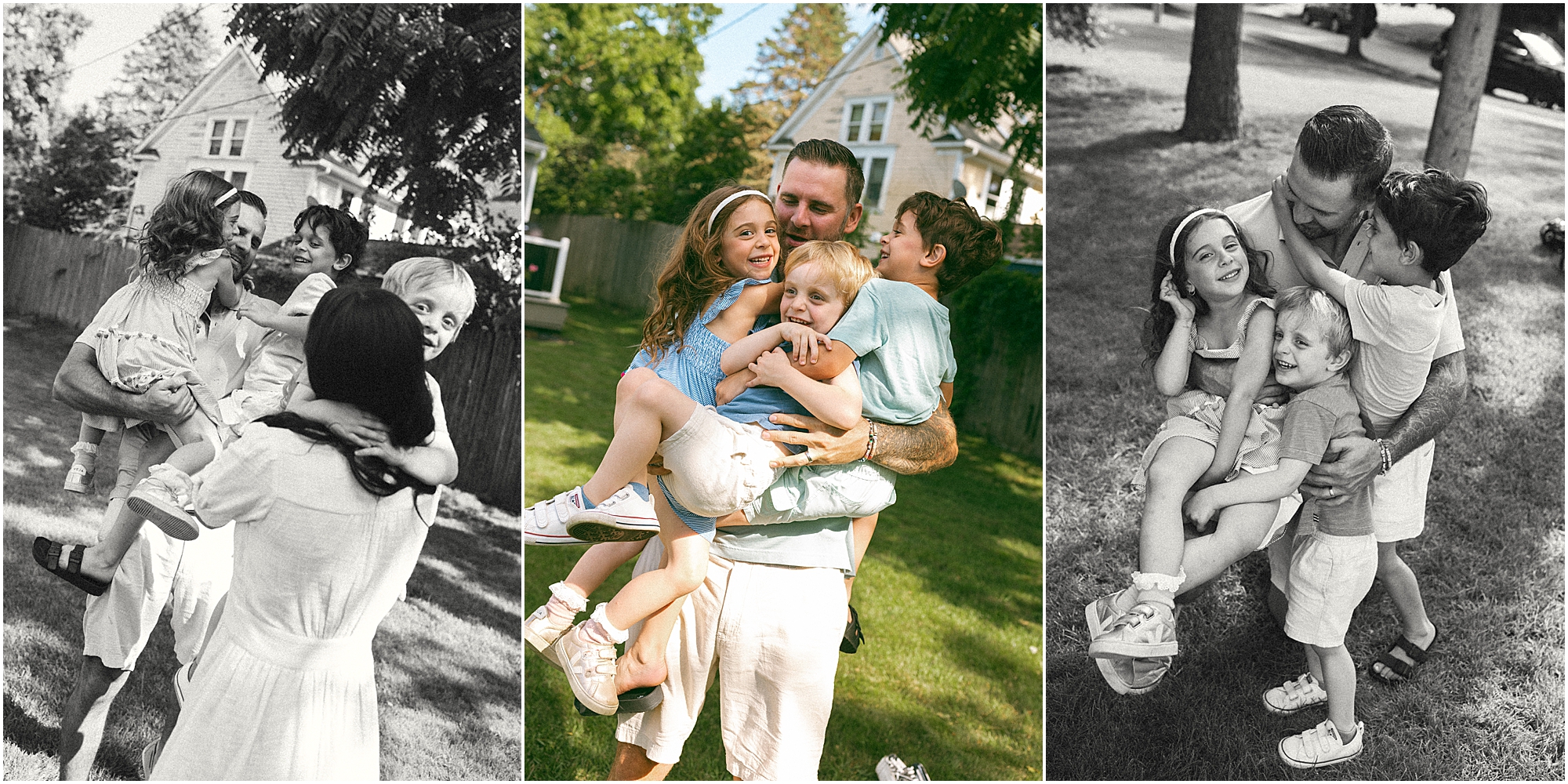 Backyard Family Photos Birmingham MI