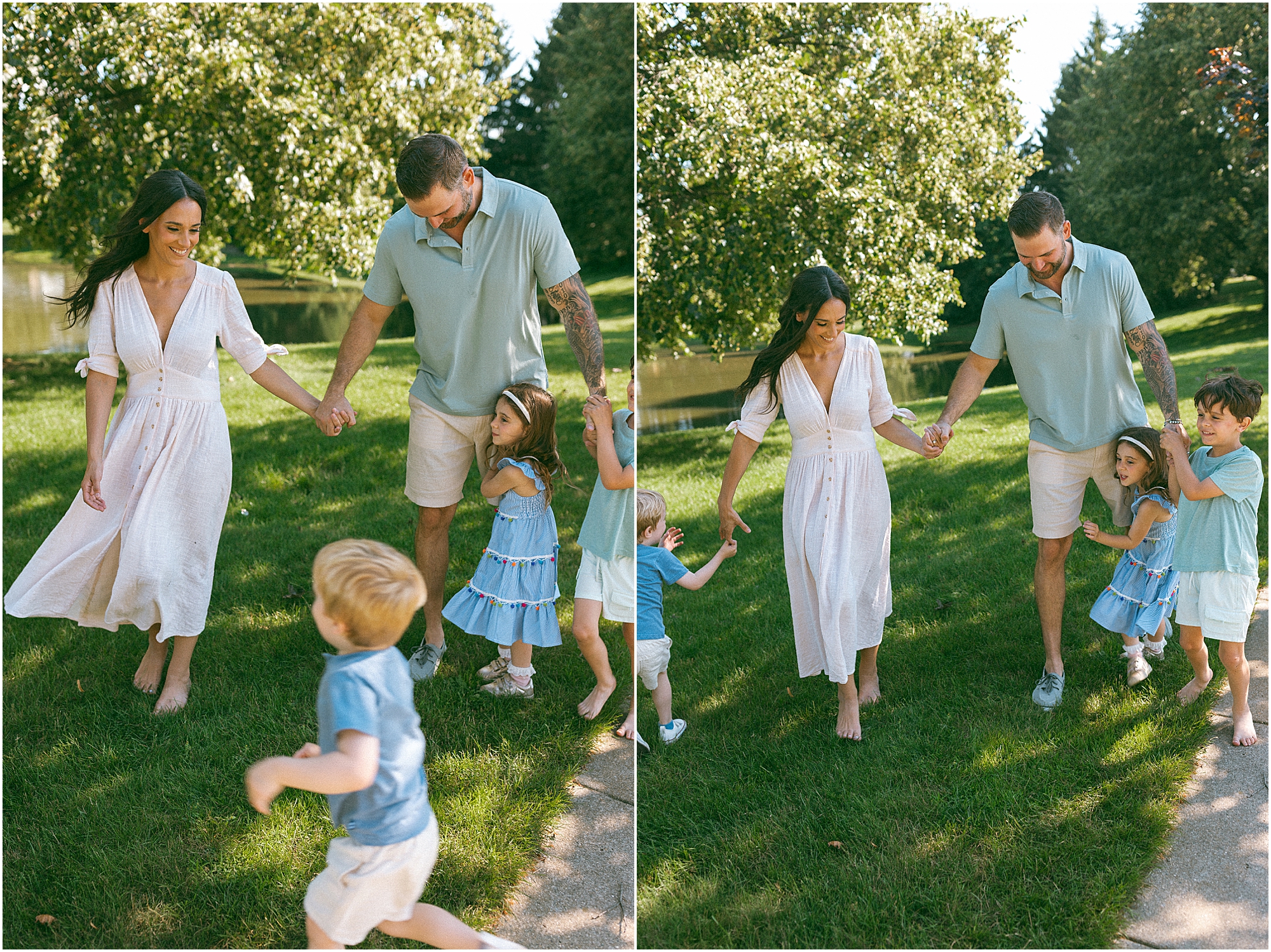 Family Pictures at the Park Clarkston MI