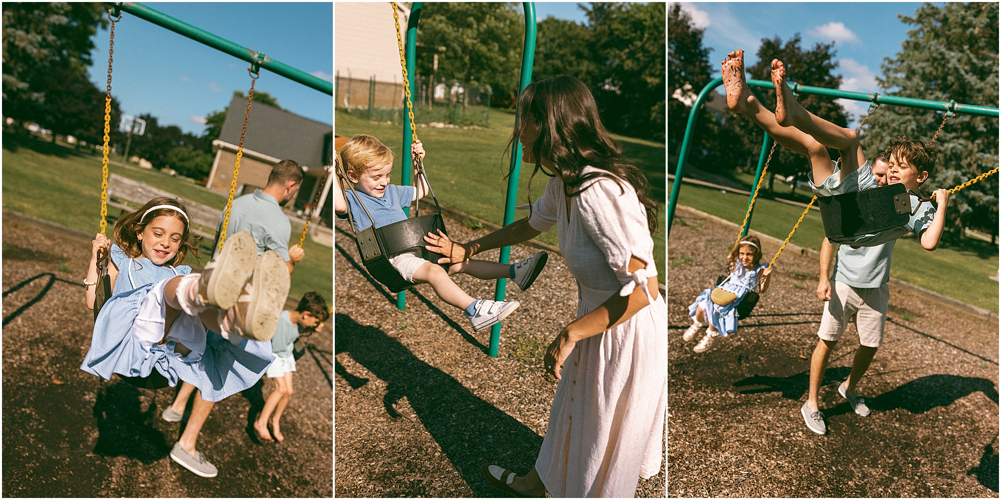 Family Pictures at the Park Fenton MI