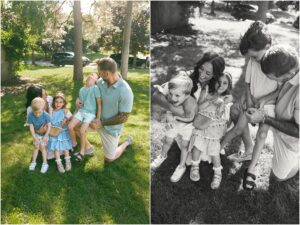 Fun Backyard Family Photos Milford MI