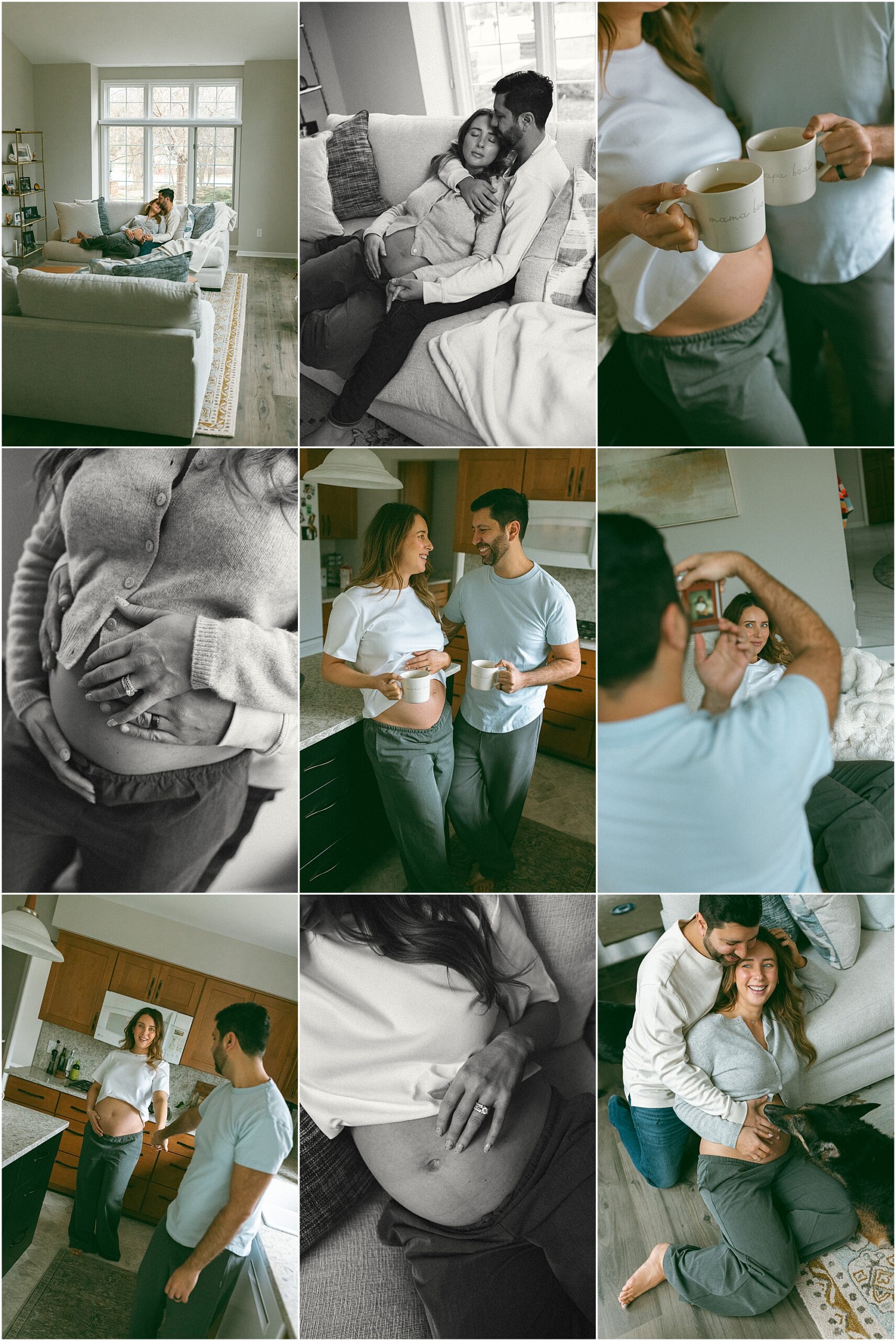 In-Home Maternity Session Metro Detroit