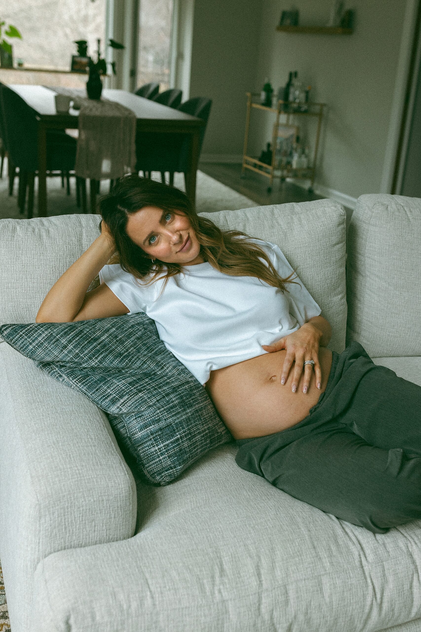 In-Home Maternity Session in Northville, MI