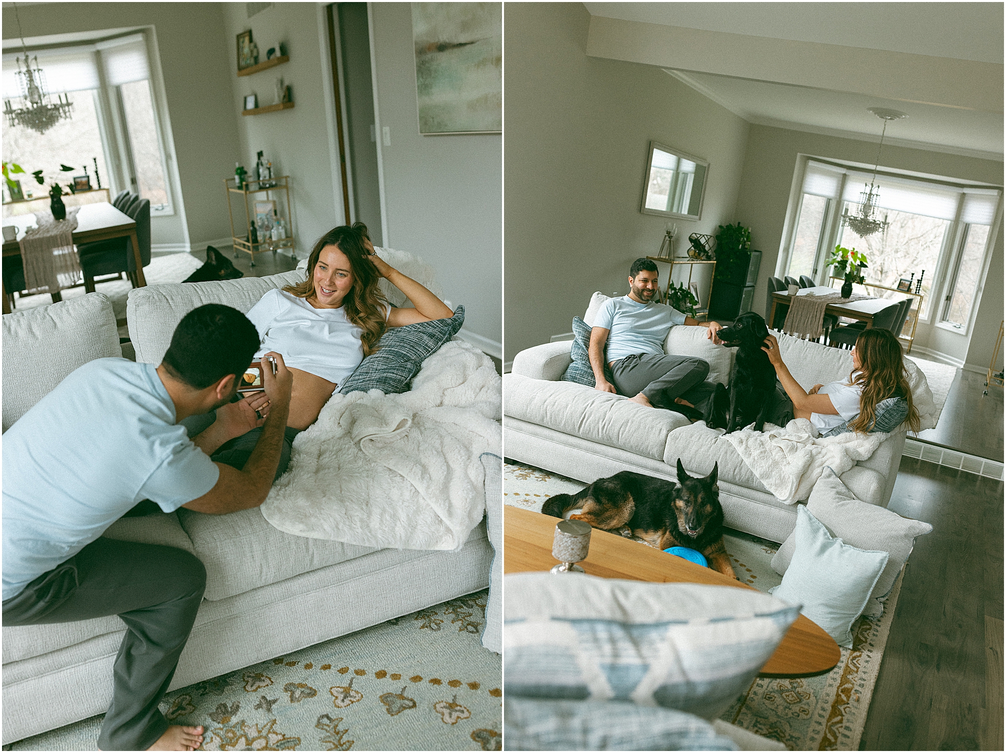 Maternity Pictures at Home Southeast Michigan