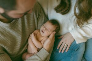 Newborn Pictures at Home MI