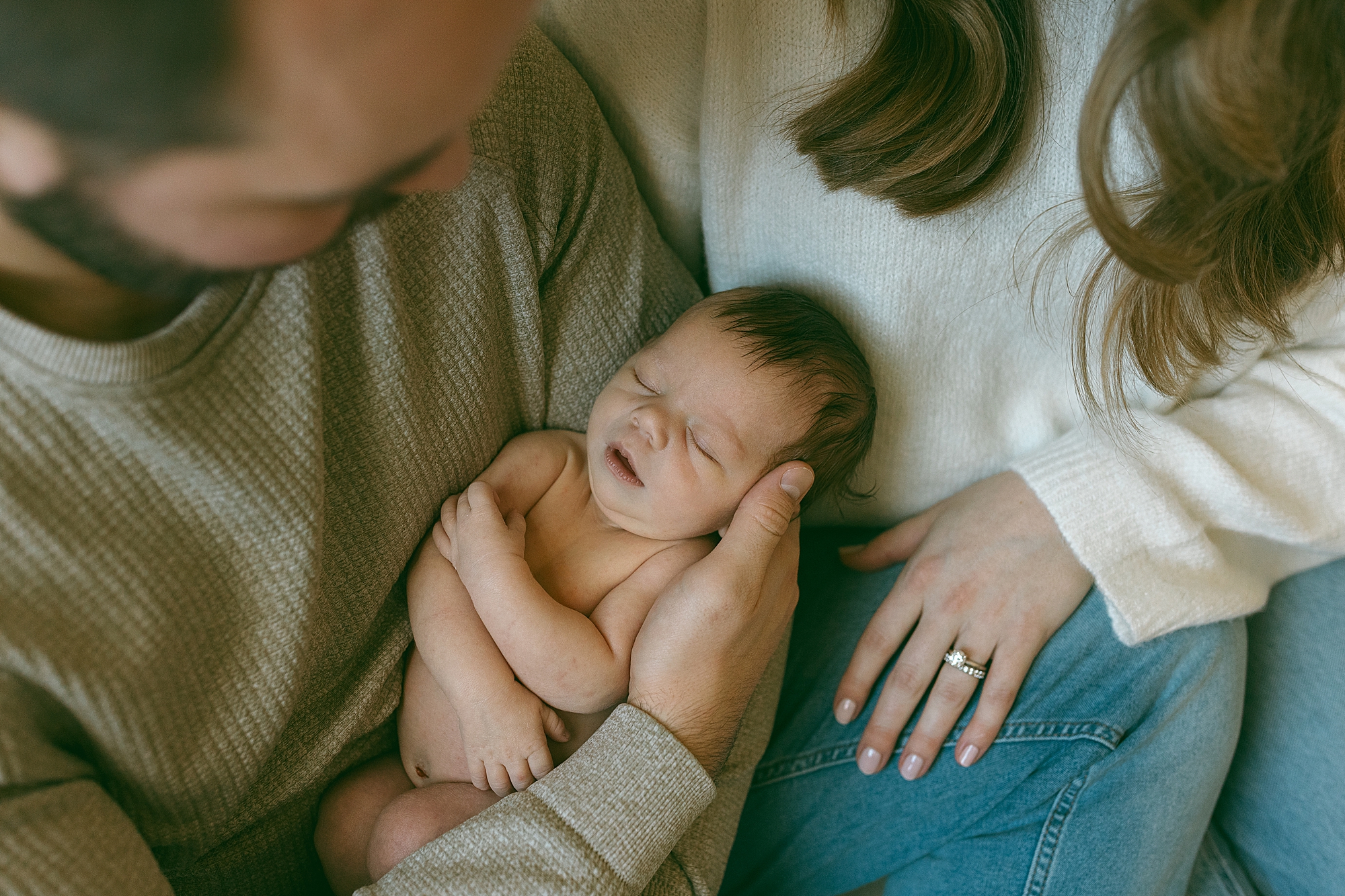 Newborn Pictures at Home MI