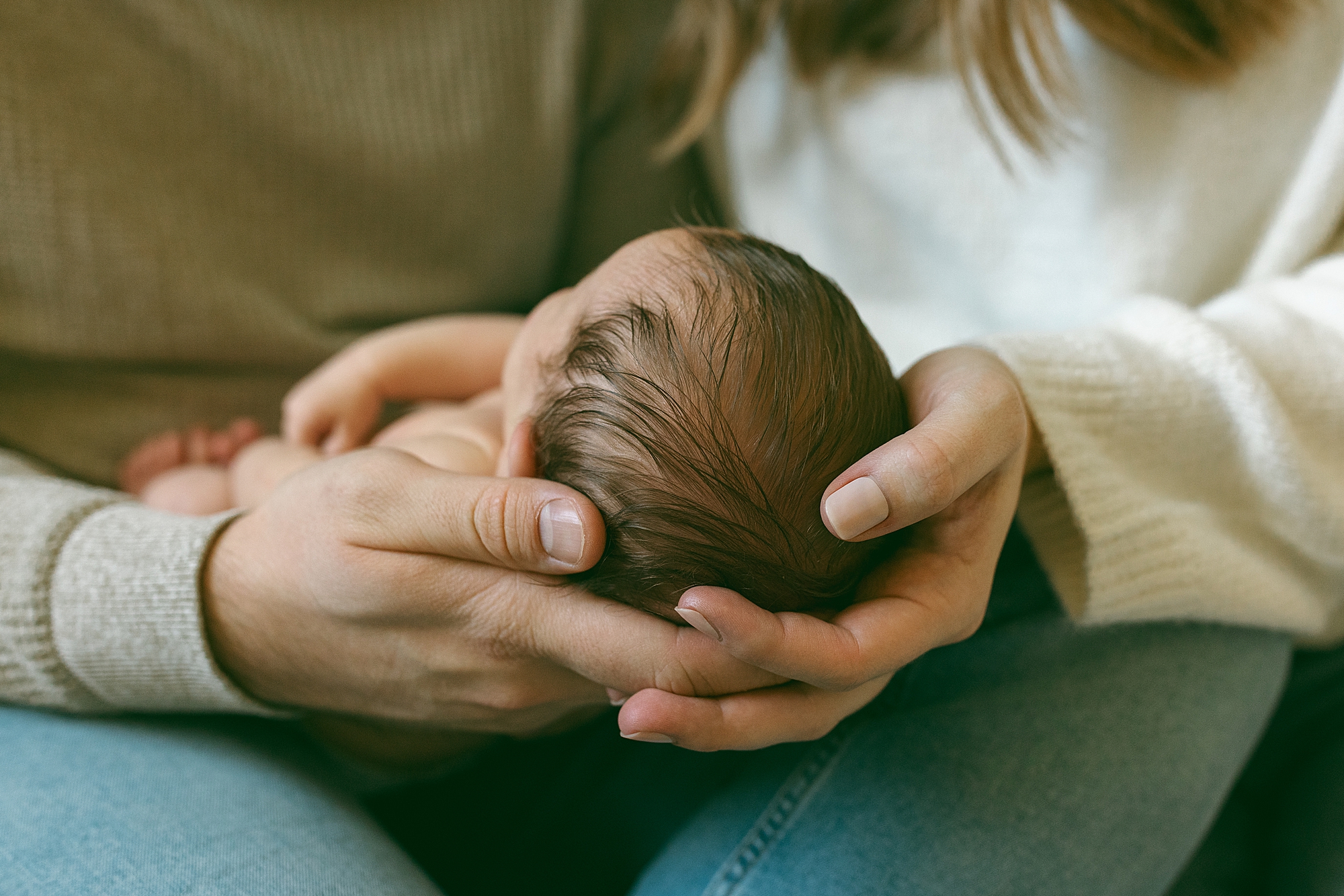 Newborn Pictures at Home Milford MI