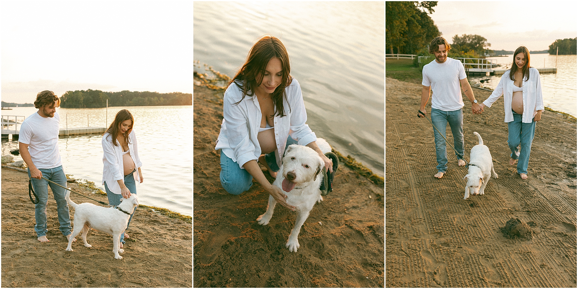 Beach Maternity Pictures MI
