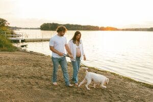 Beach Maternity Pictures Milford MI