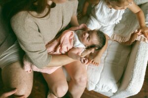 Brighton MI in home Newborn Photographer