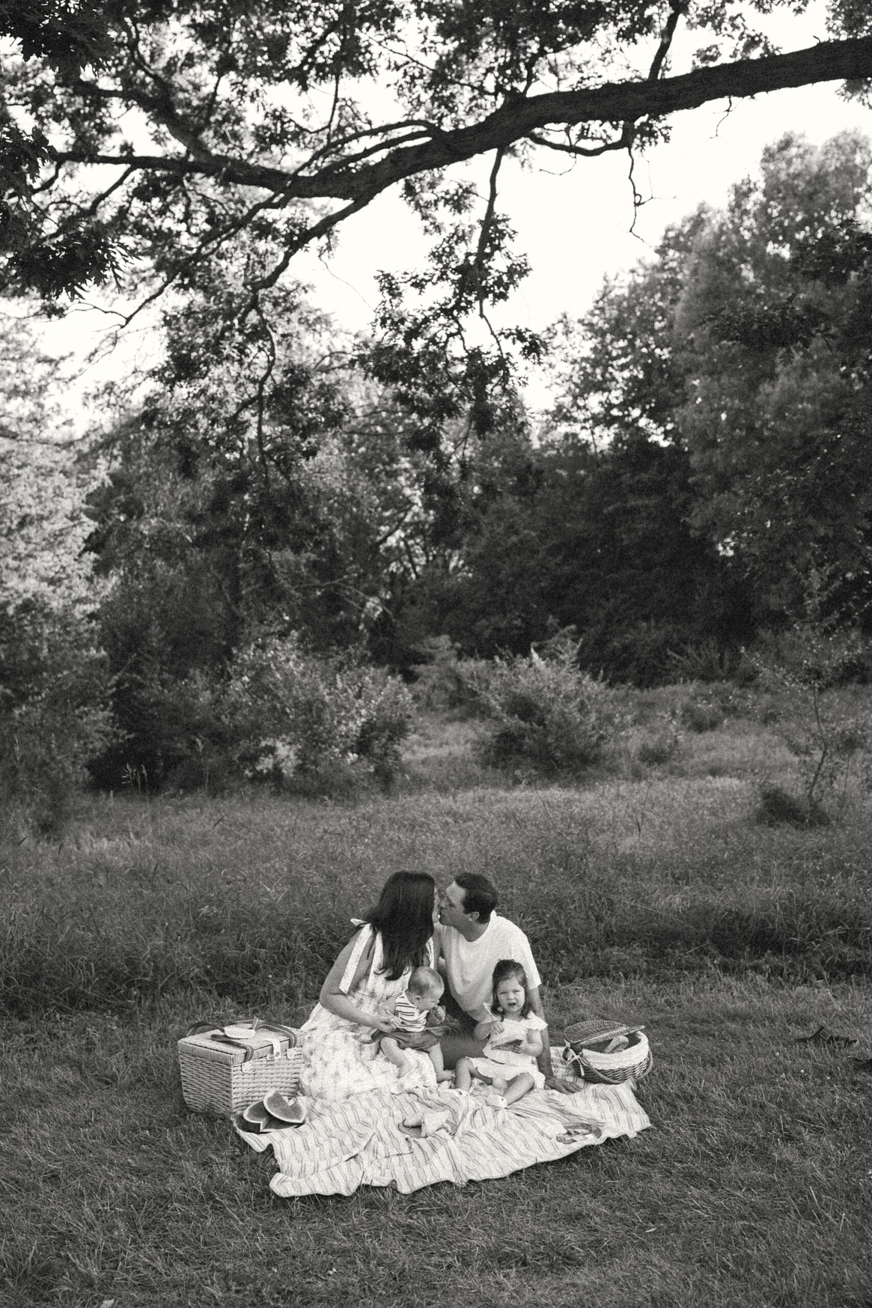 Family Picnic Photoshoot in Fenton, MI
