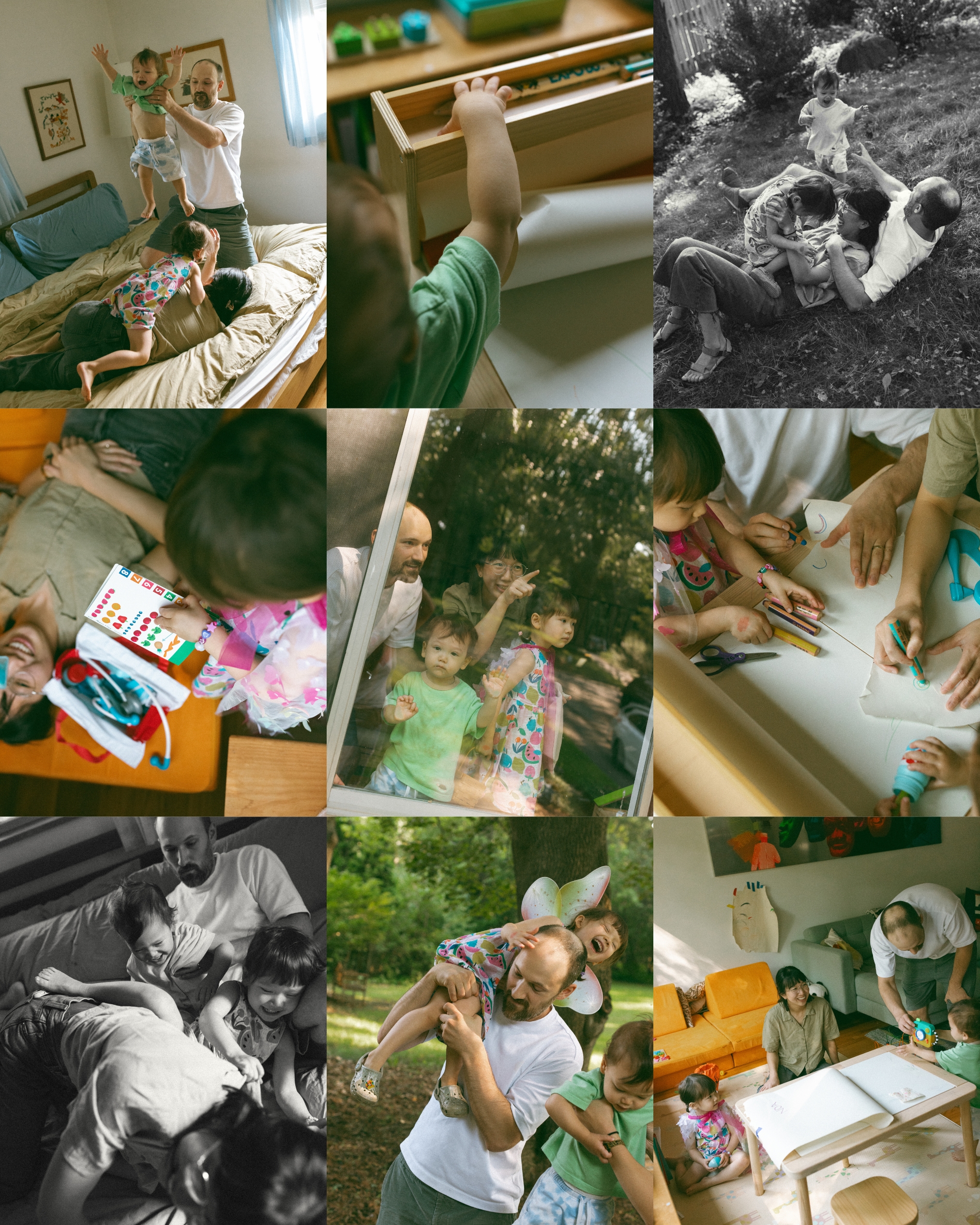 9 Families Photographed Differently