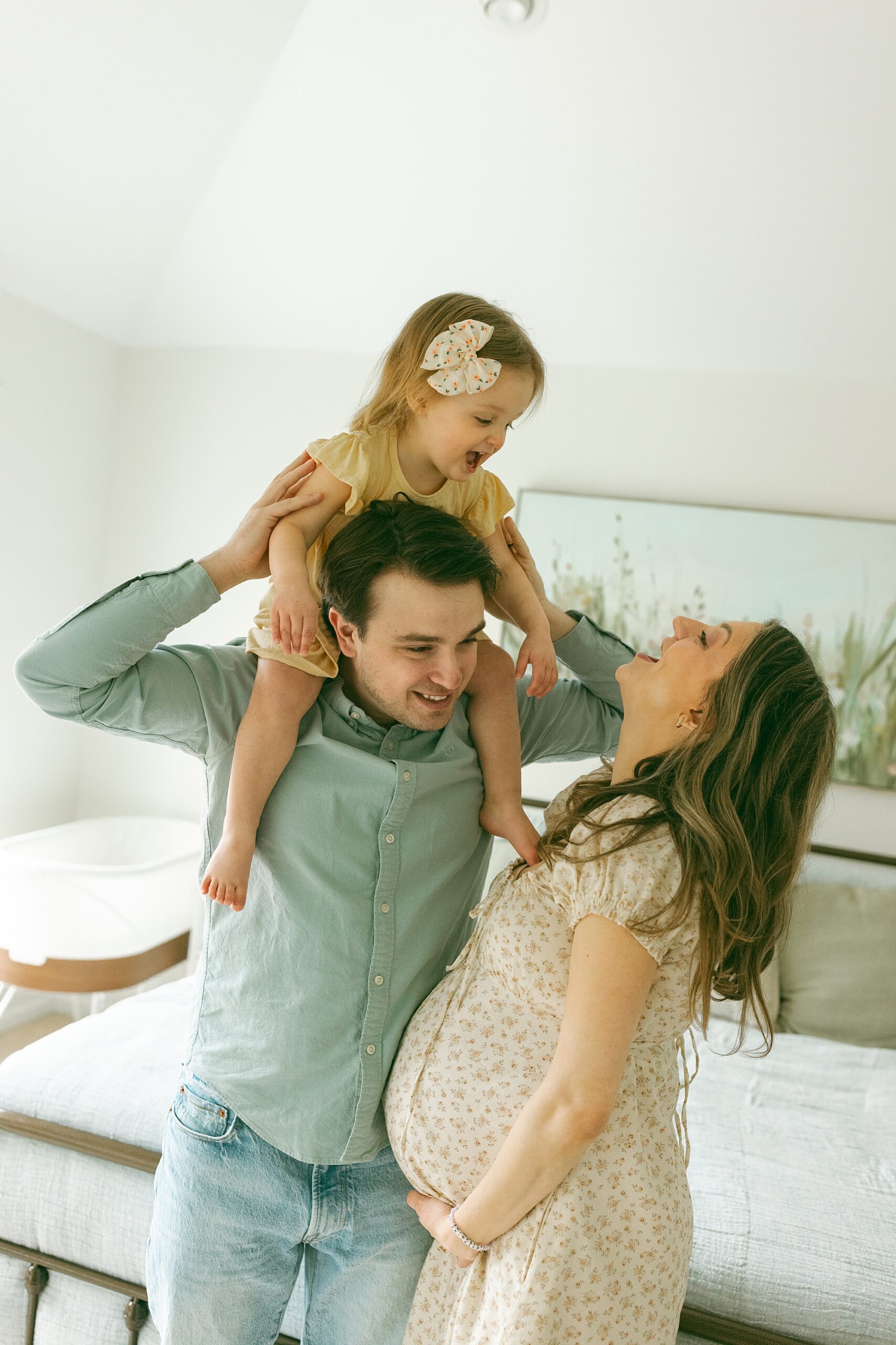 Family Maternity Pictures Clarkston MI