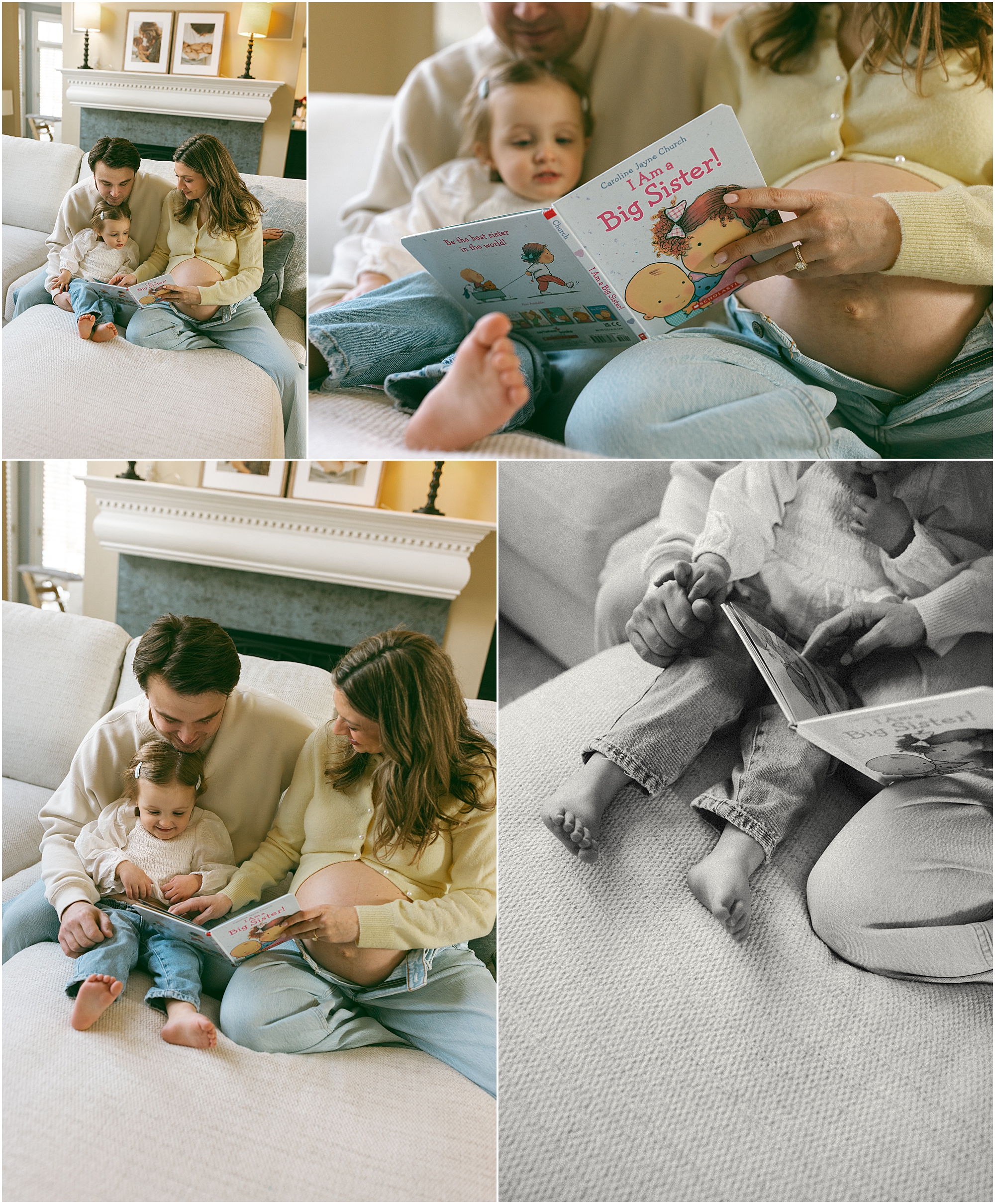 Maternity Pictures at Home Fenton MI