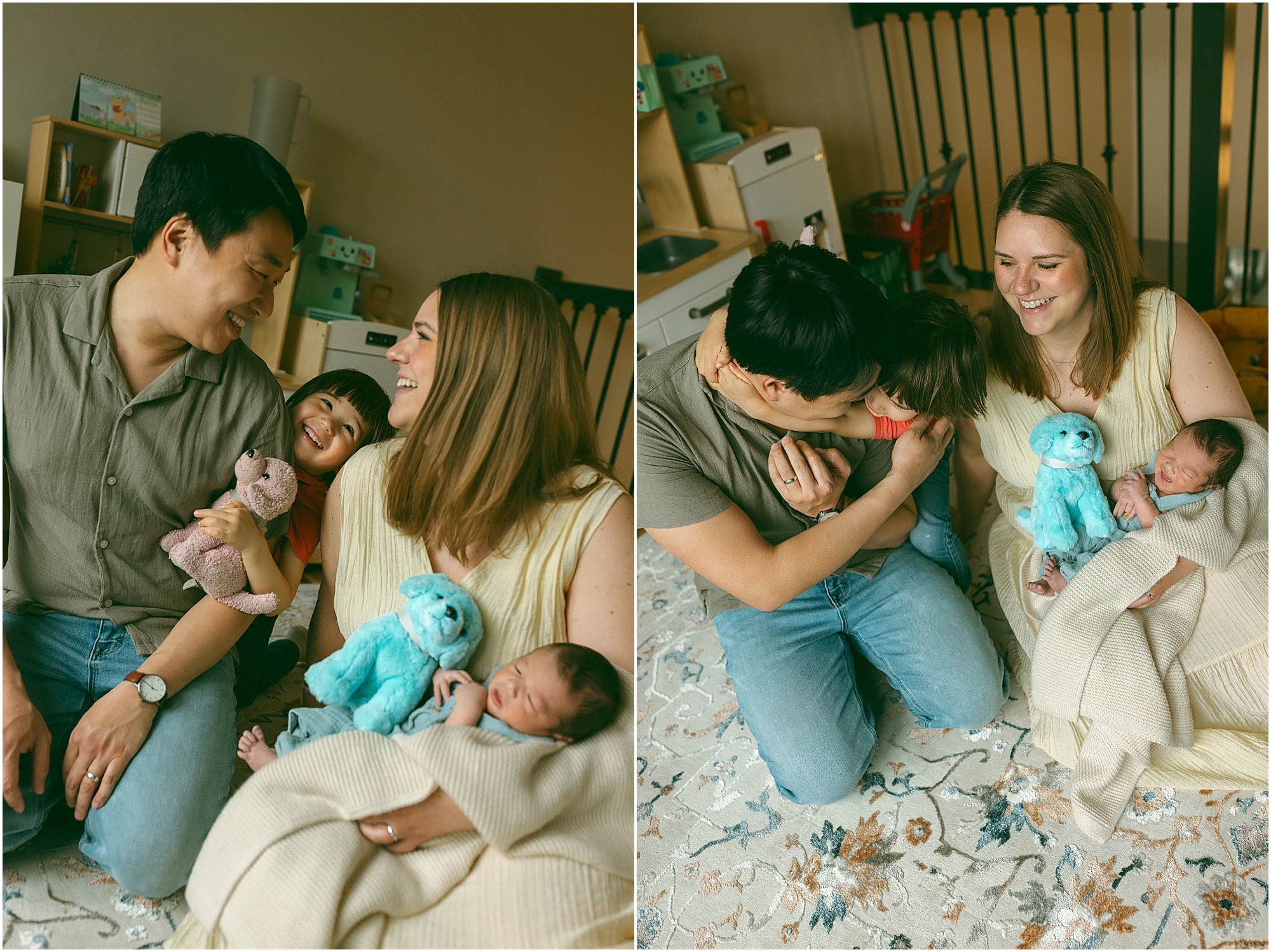 Fun Family Newborn Pictures MI