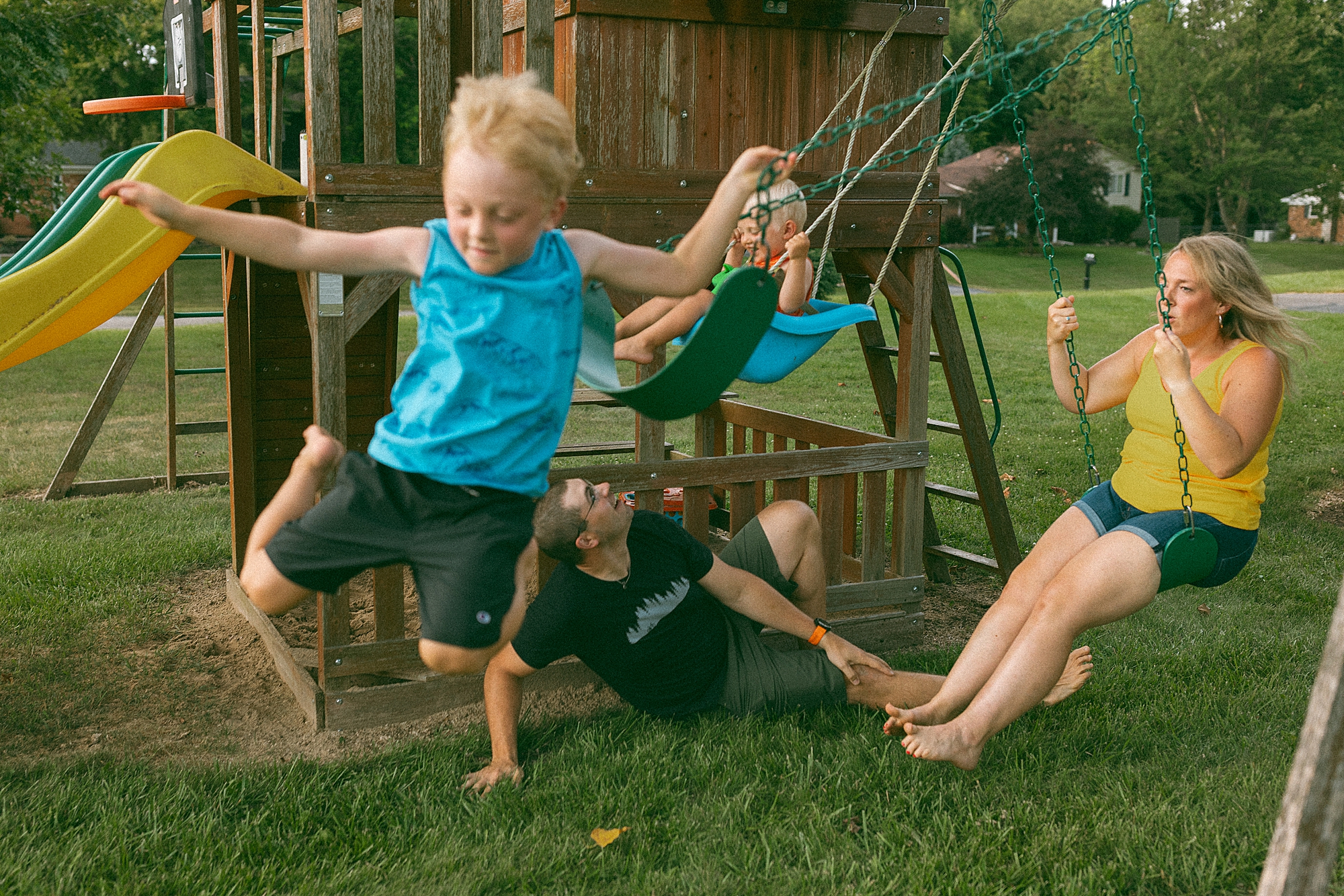 Fun Family Photographer Livingston County MI