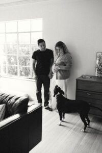 Maternity Pictures at home MI