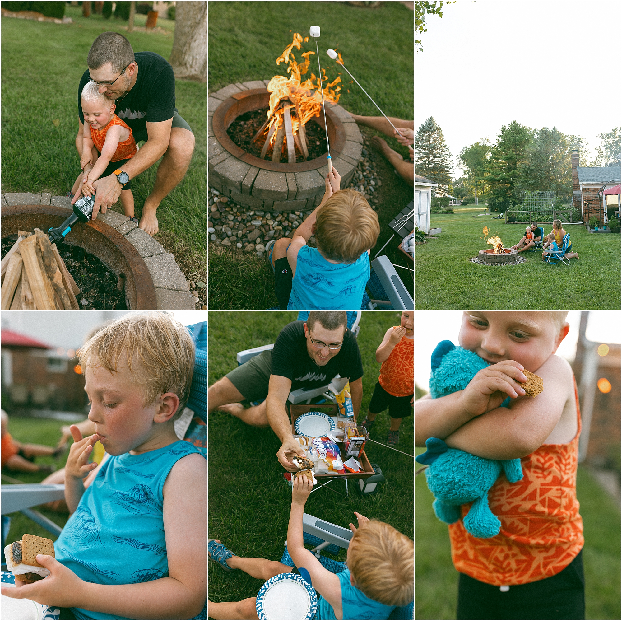 Smores Family Pictures Detroit MI