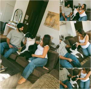 Maternity Pictures at Home Ann Arbor MI